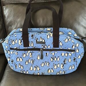 Vera Bradley Blue Penguin Travel Bag